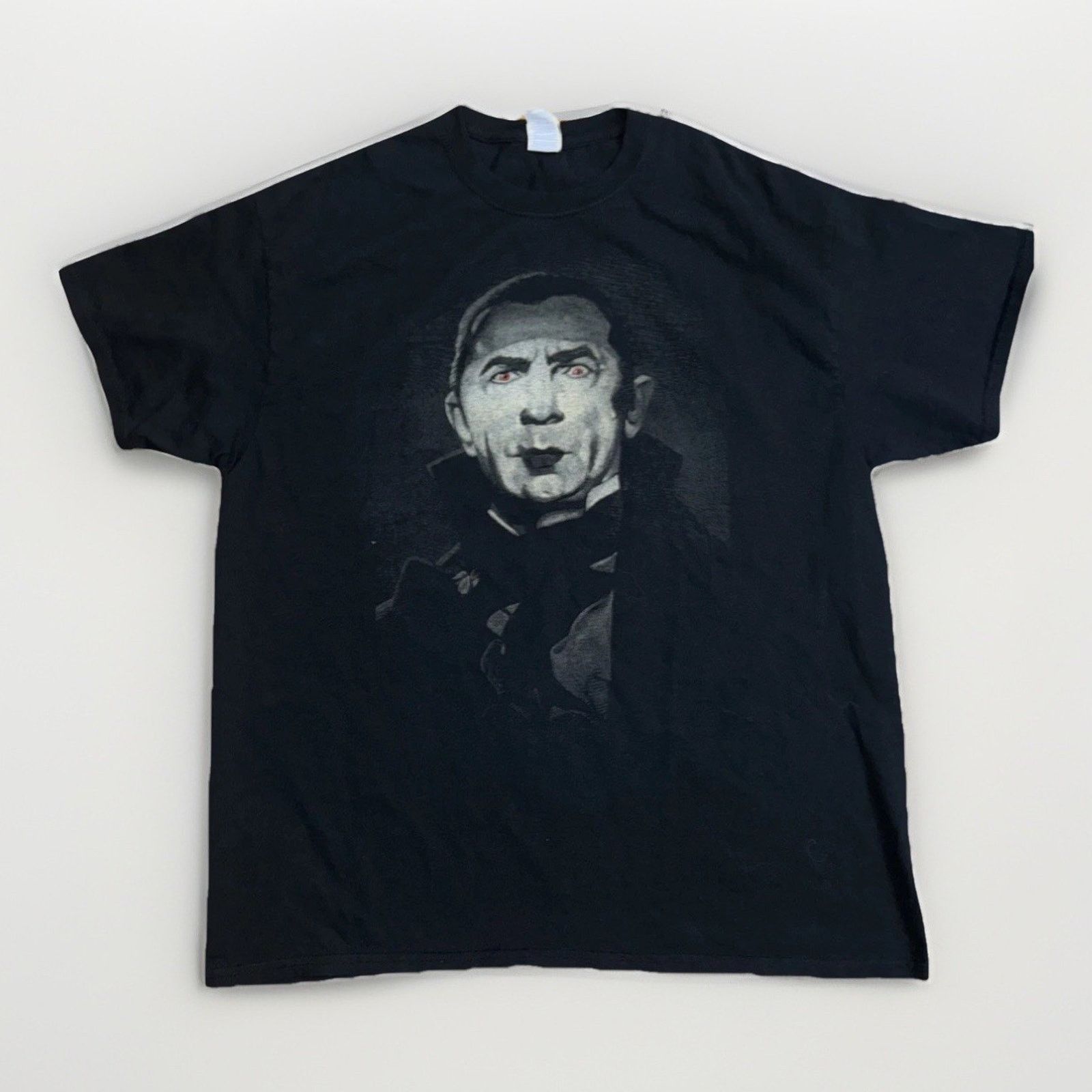 Band Tees × Vintage Dracula Horror Movie T-Shirt Bela Lugosi Black Tee XL 22x28 Size US XL / EU 56 / 4 - 1 Thumbnail