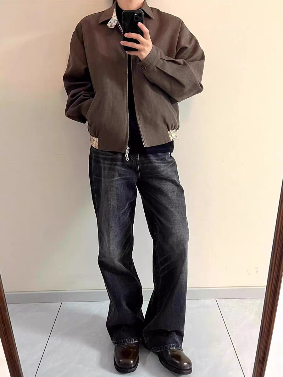Japanese Brand × Jean Vintage wash baggy micro flare jeans Size US 33 - 4 Thumbnail
