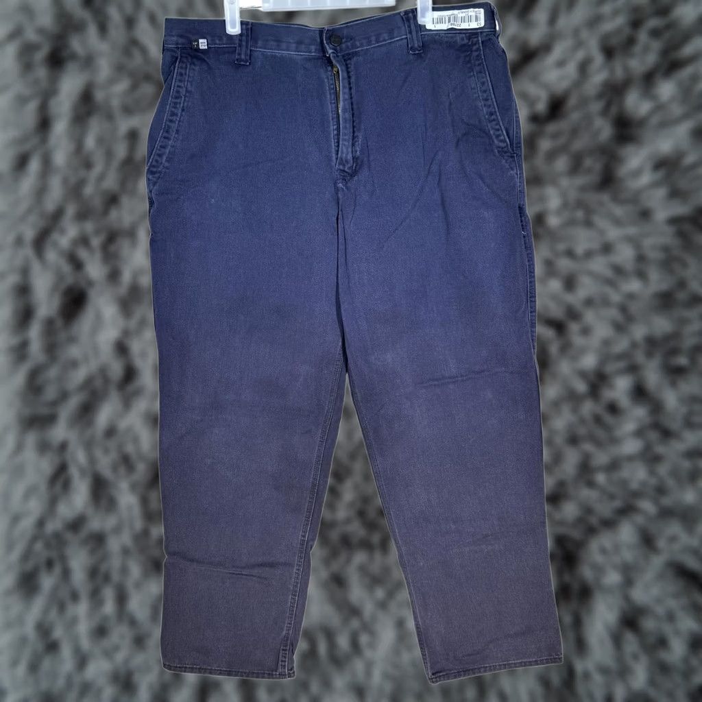 Carhartt Carhartt FR Work Pants Mens 36x30 Blue Arc Flash NFPA70E CAT2 Workwear Industrial Pants Regular Mens 36x30 Blue Size US 36 / EU 52 - 1 Thumbnail