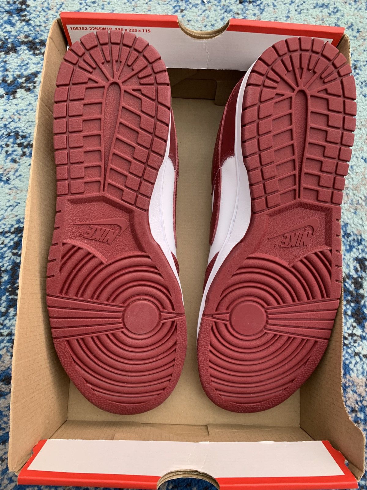 Nike Nike Dunk Low Team Red 11.5US 10.5UK Size US 11.5 / EU 44-45 - 7 Thumbnail