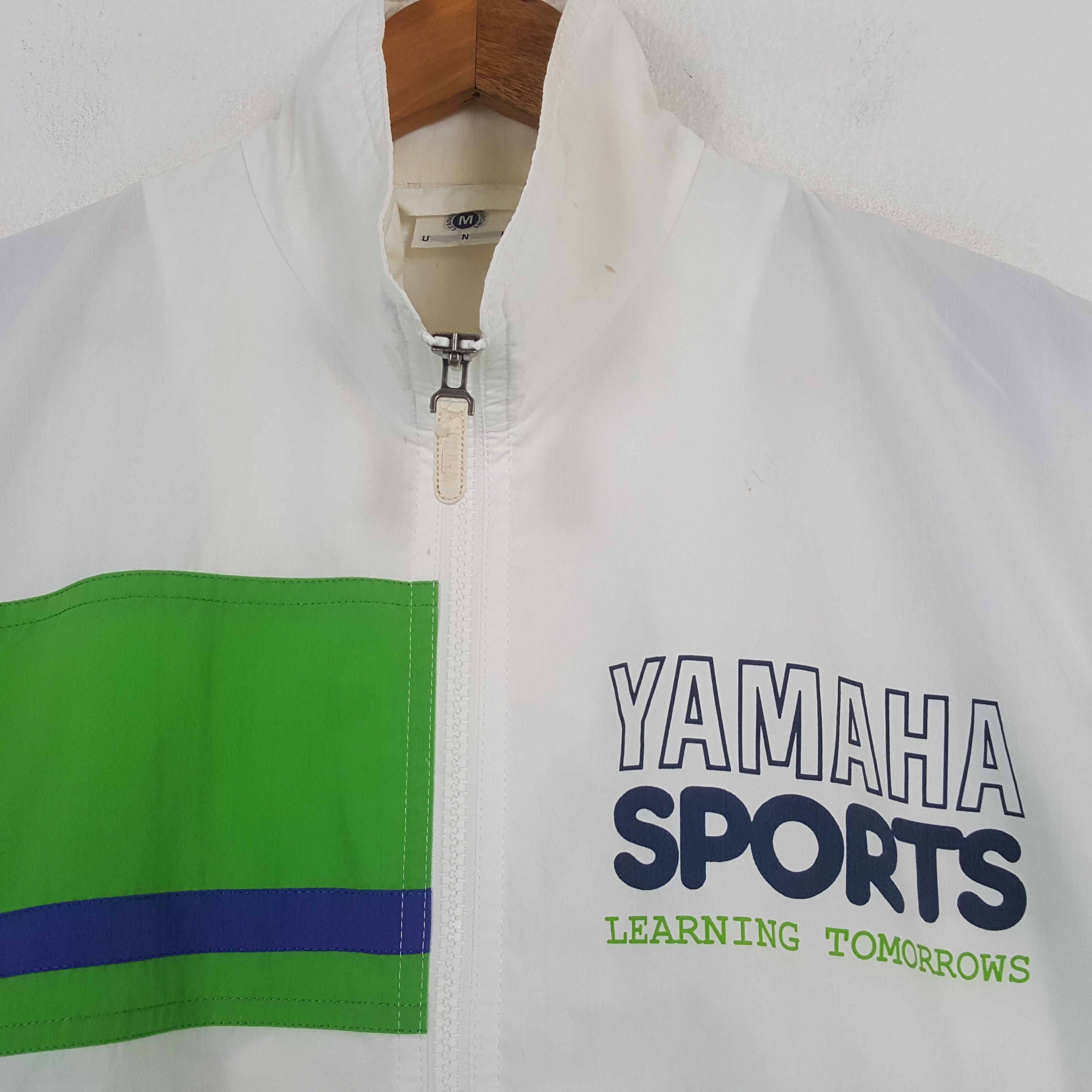 Vintage × Yamaha Vintage YAMAHA SPORTS Japan Racing Windbreaker Jacket C291N8 Size US M / EU 48-50 / 2 - 2 Thumbnail