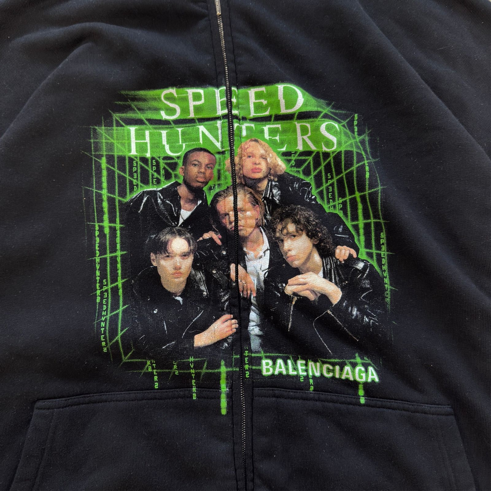 Balenciaga Balenciaga SpeedHunters Oversized Zip-Up Hoodie Size L Size US L / EU 52-54 / 3 - 2 Thumbnail
