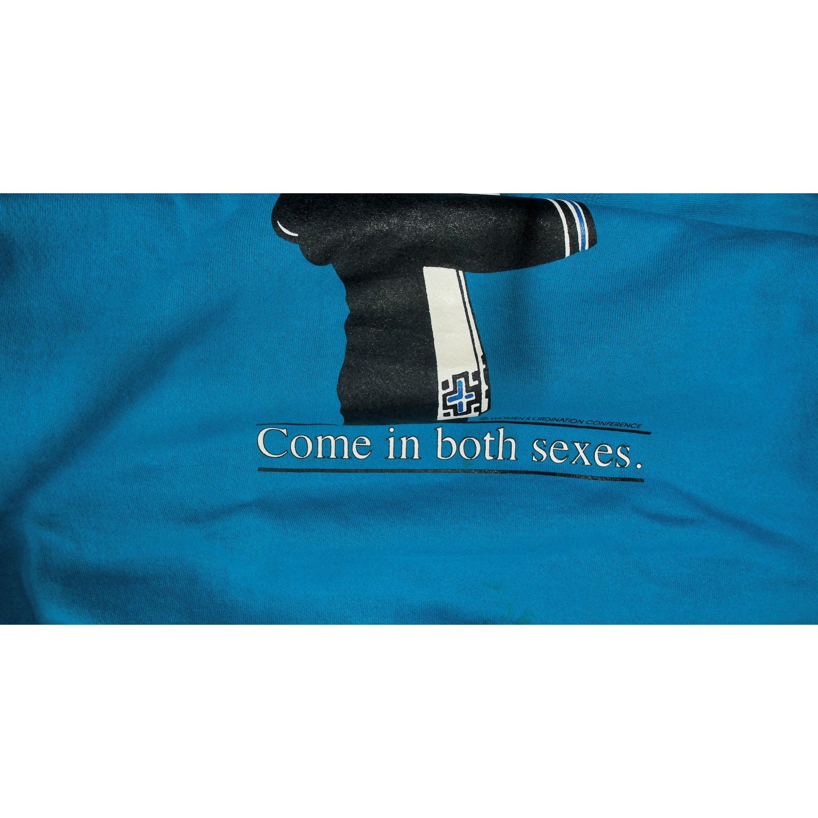 Hanes Hanes Vintage 90s Priestly People 50/50 Raglan Sweatshirt Size XL / US 12-14 / IT 48-50 - 11 Thumbnail