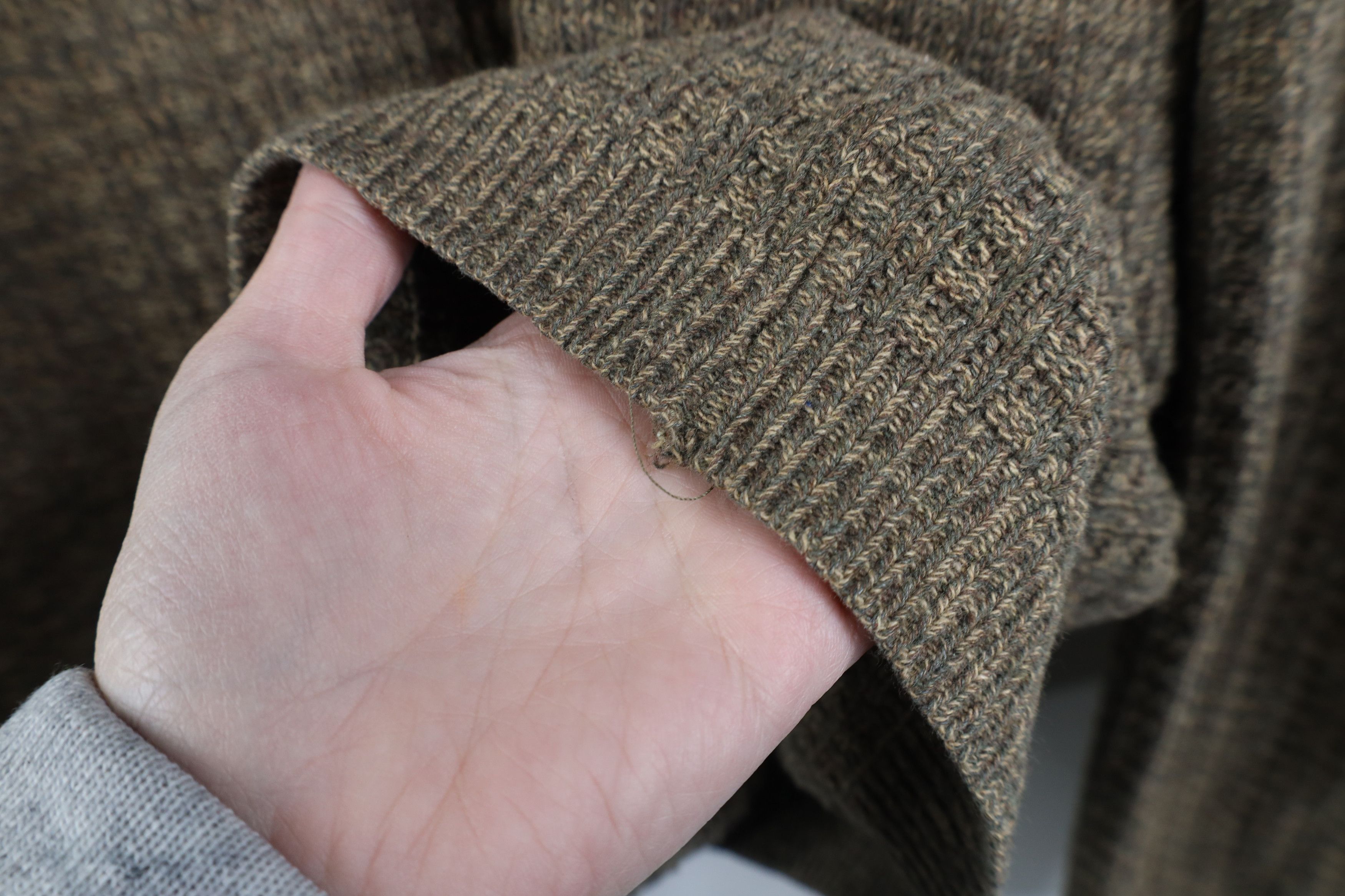 Vintage Vintage 90s Streetwear Cotton Blend Knit Henley Sweater Size US XL / EU 56 / 4 - 9 Thumbnail