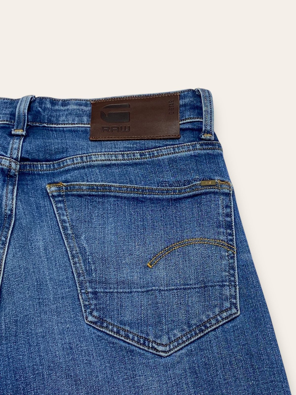 G-Star Vintage G STAR RAW Straight Tapered Denim Jeans Blue Y2K Size US 31 - 11 Thumbnail