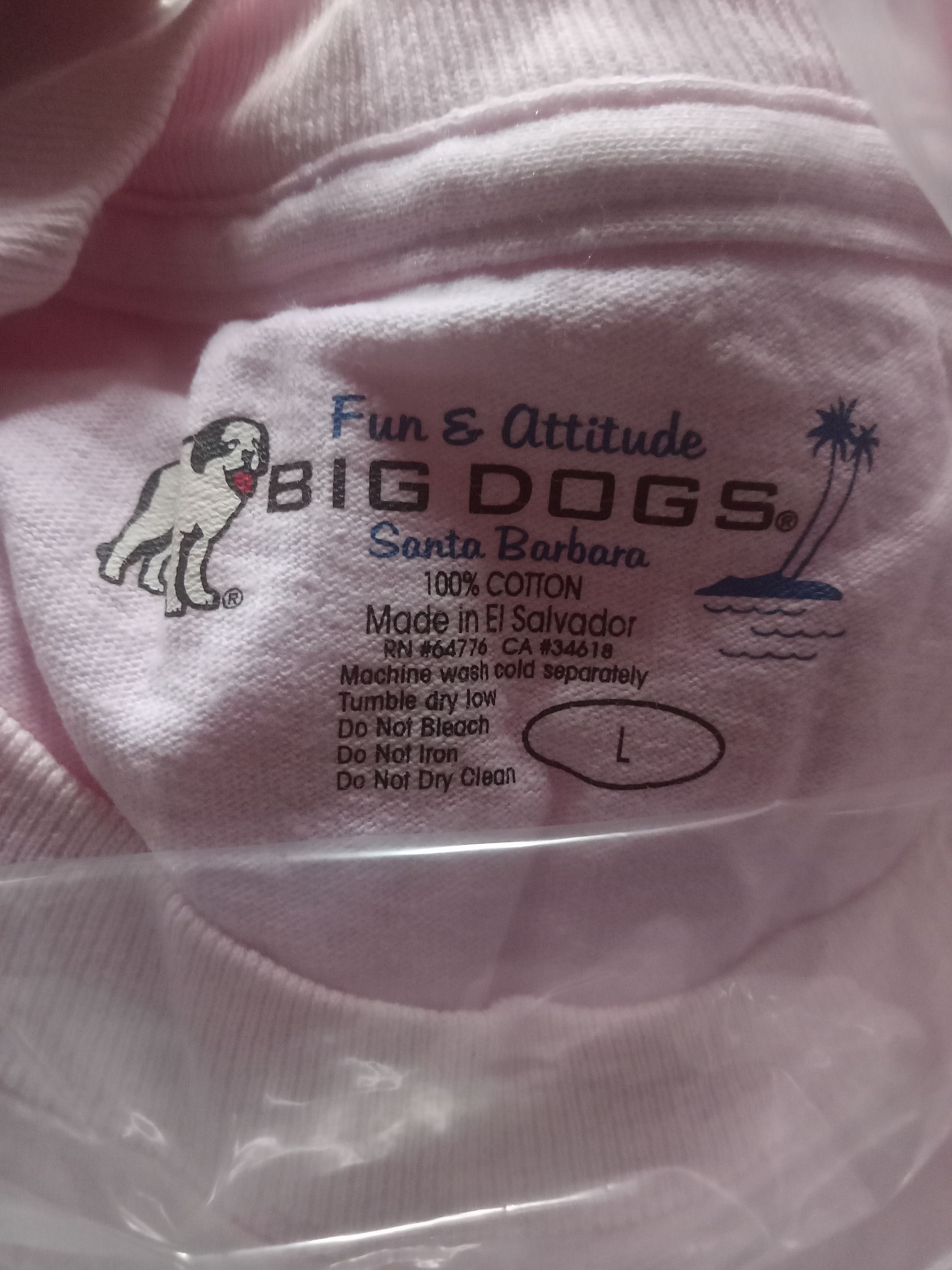 Vintage Big Dogs Parody Tee Shirt Vintage Size US L / EU 52-54 / 3 - 3 Thumbnail