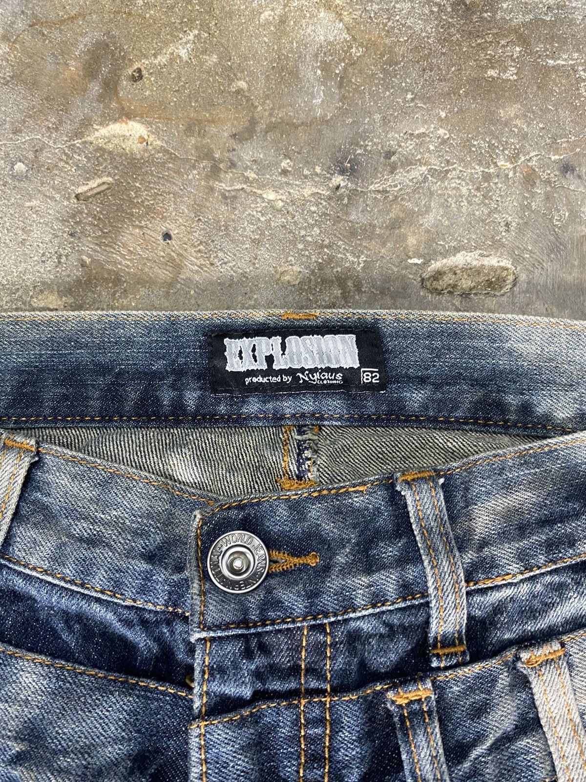 Japanese Brand × Vintage Exploison blue jeans wash japanese brand Size US 31 - 6 Thumbnail