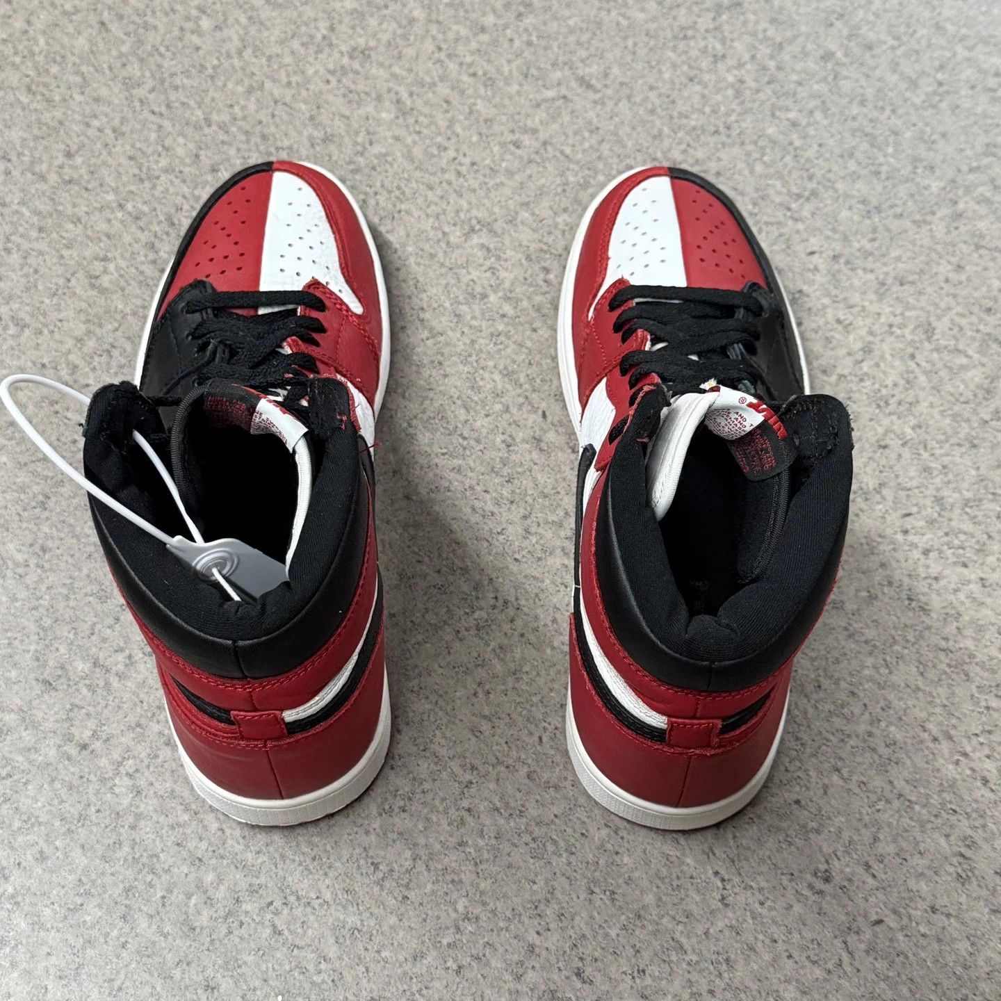 Nike Air Jordan 1 Yin-Yang Black Red Chicago 44.5 MINT Size US 11.5 / EU 44-45 - 8 Thumbnail