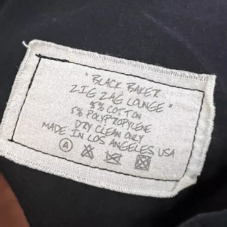 Greg Lauren greg laurenBlack Z-shaped pattern sports pants 2506-Nextarr Size US 36 / EU 52 - 4 Thumbnail