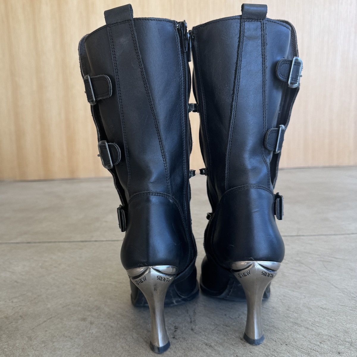 New Rock × Vetements Vetements x New Rock Leather Biker Boot Size US 8 / IT 38 - 3 Thumbnail