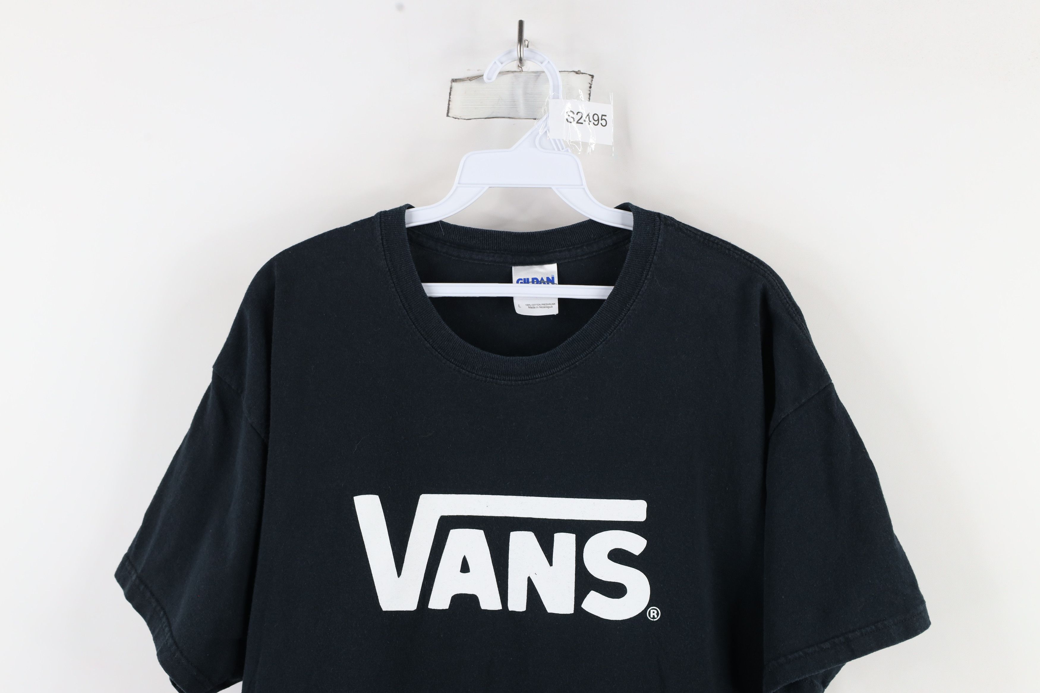 Vans × Vintage Vintage 90s Vans Skateboarding Spell Out Heavyweight T-Shirt Size US L / EU 52-54 / 3 - 2 Thumbnail