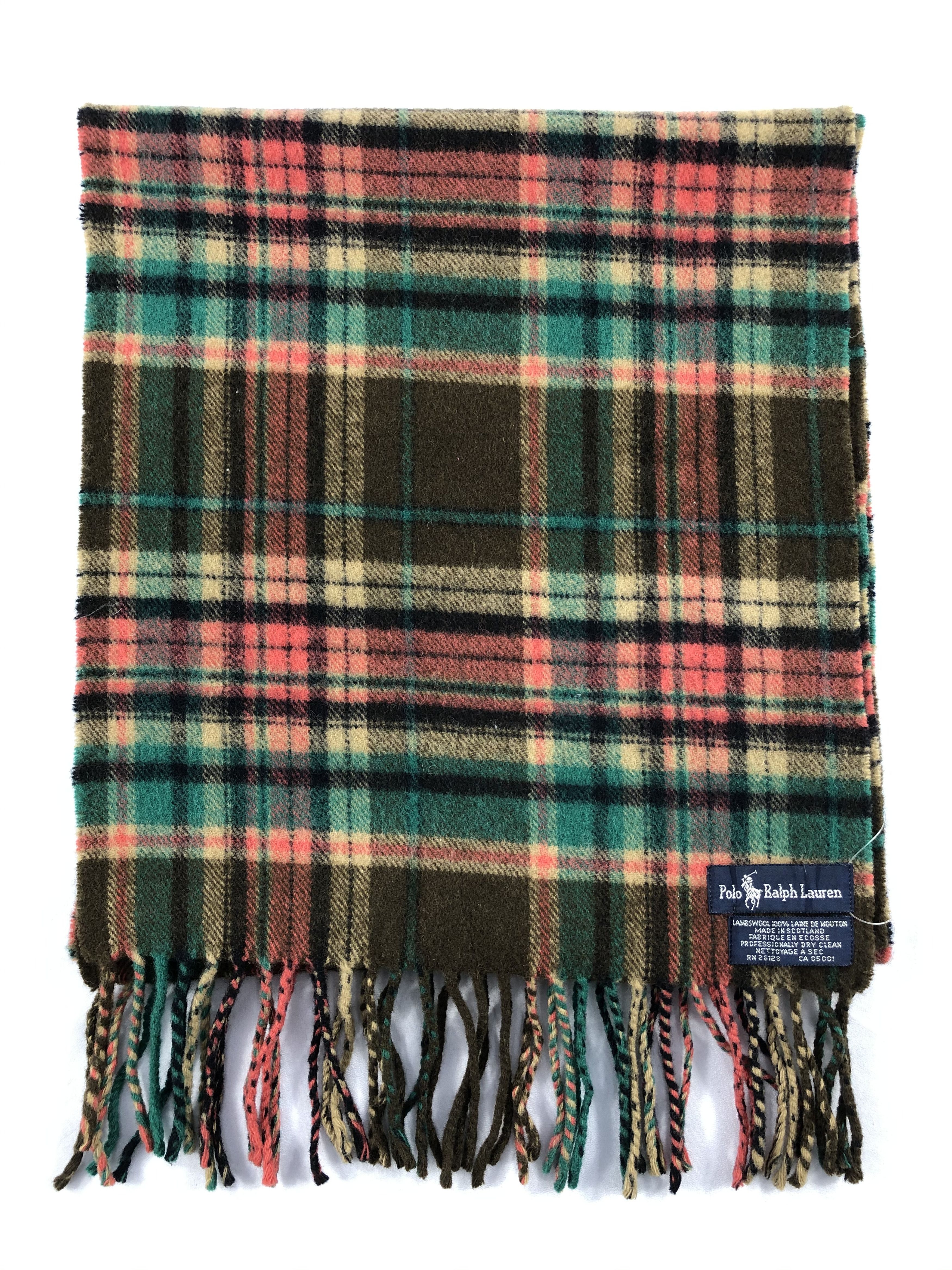 Polo Ralph Lauren Vintage Polo Ralph Lauren Scarf/Muffler/Neckwear MF1713 Size ONE SIZE - 2 Thumbnail