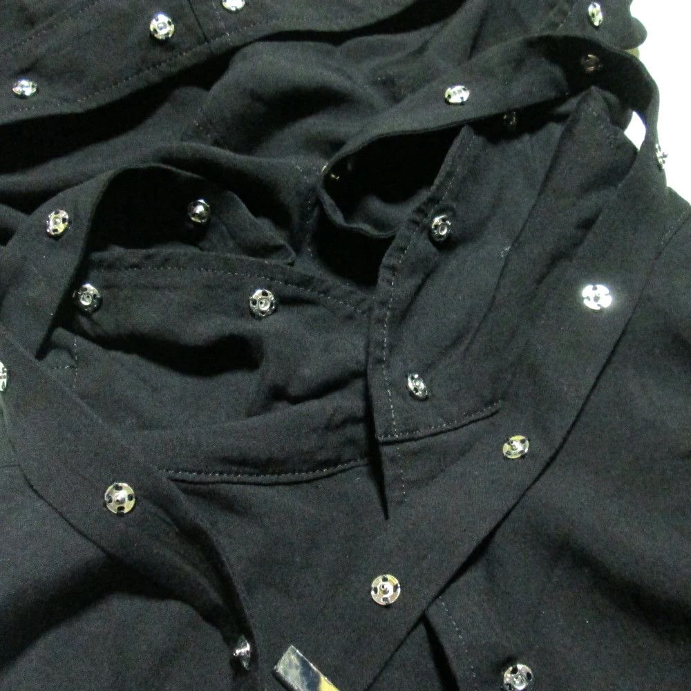 Yohji Yamamoto Yohji Yamamoto Pour Homme Hooded Custom Shirt Jacket Size US M / EU 48-50 / 2 - 4 Thumbnail