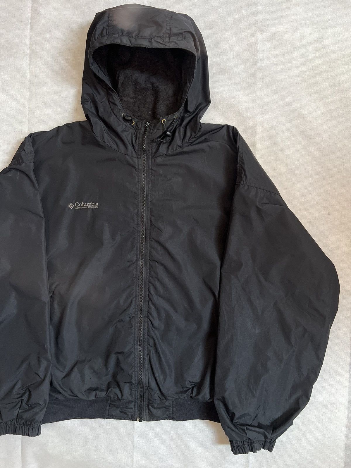Columbia Columbia Sportswear Hooded Windbreaker Black Faded Size US XL / EU 56 / 4 - 2 Thumbnail