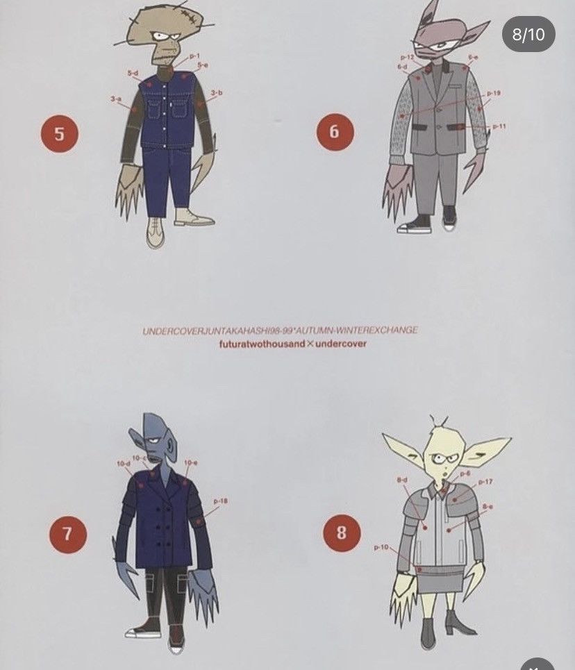 Undercover UNDERCOVER FW 1998 ‘EXCHANGE’ BY JUN TAKAHASHI Size US L / EU 52-54 / 3 - 4 Thumbnail