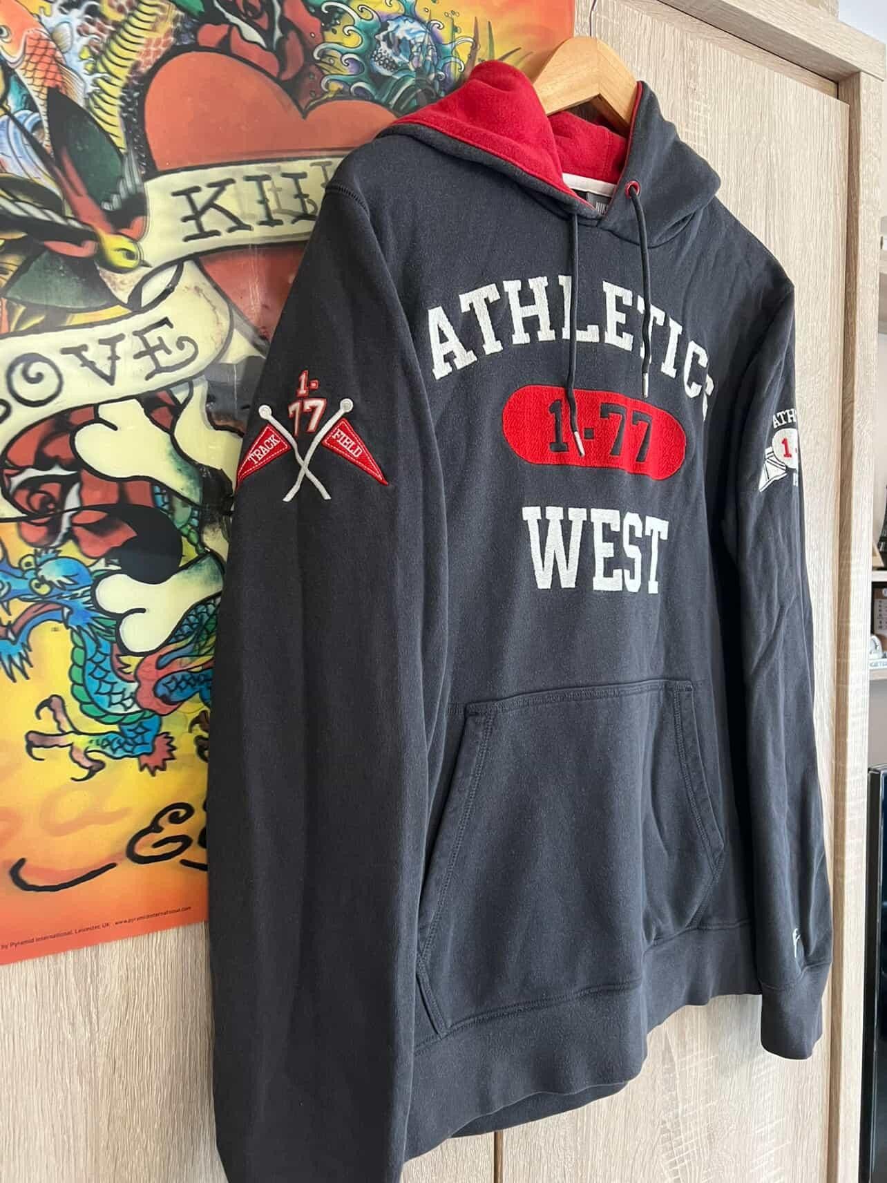 Nike Nike Vintage Athletic West Hoodie 🔥💥 Size US S / EU 44-46 / 1 - 3 Thumbnail