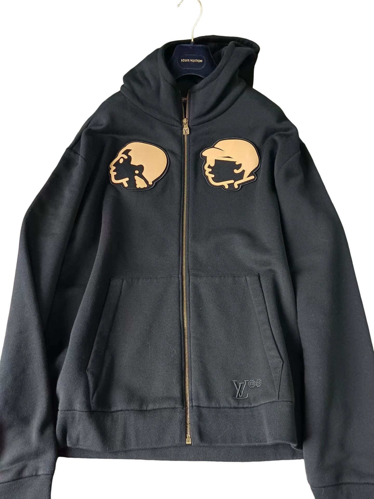 Louis Vuitton Louis Vuitton Head Patch Zip Hoodie XXL Size US XXL / EU 58 / 5 - 1 Thumbnail