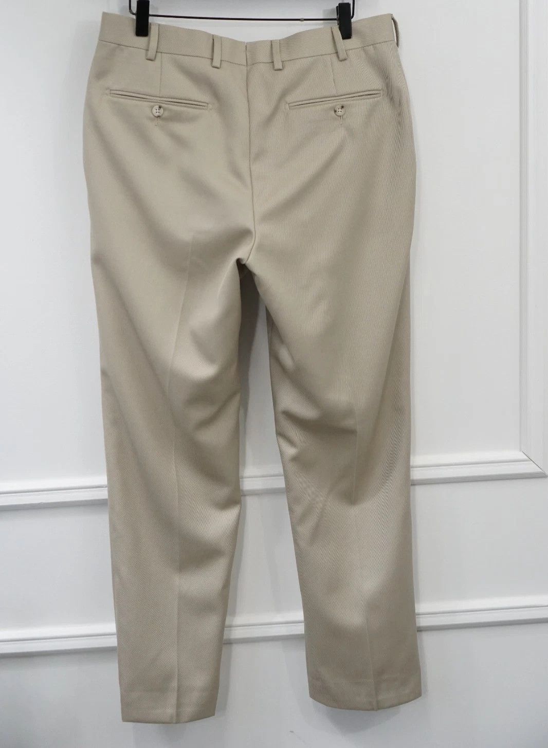 Suitsupply Men Suitsupply Trousers Brescia Beige Wool Size 25 UK/US40S Size 40S - 2 Thumbnail