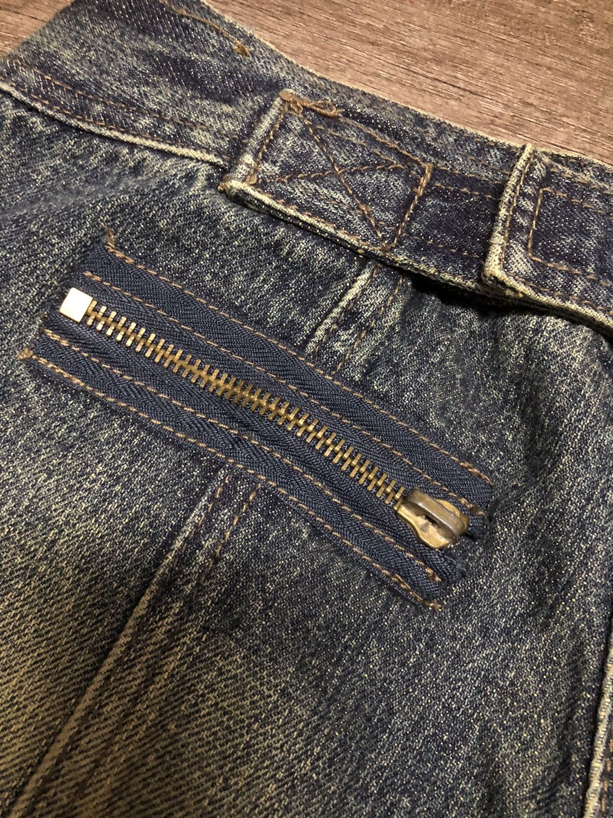 Japanese Brand × Le Grande Bleu (L.G.B.) Q Zhi Yi Zu Cargo Jeans Multi Pocket Size 28" / US 6 / IT 42 - 16 Thumbnail