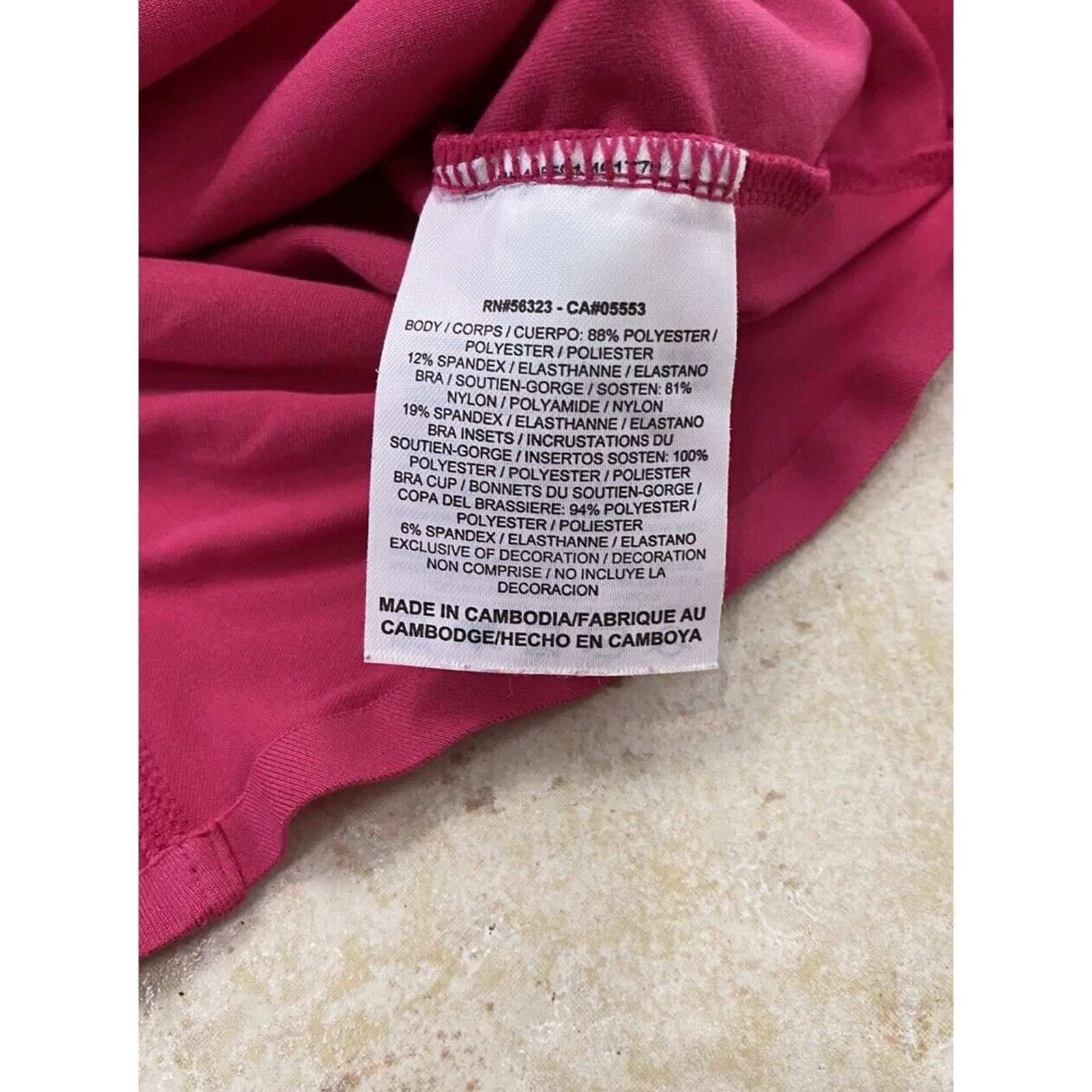 Nike Nike Dri Fit Pink White Racerback M Cinched Built In Bra Size M / US 6-8 / IT 42-44 - 8 Thumbnail