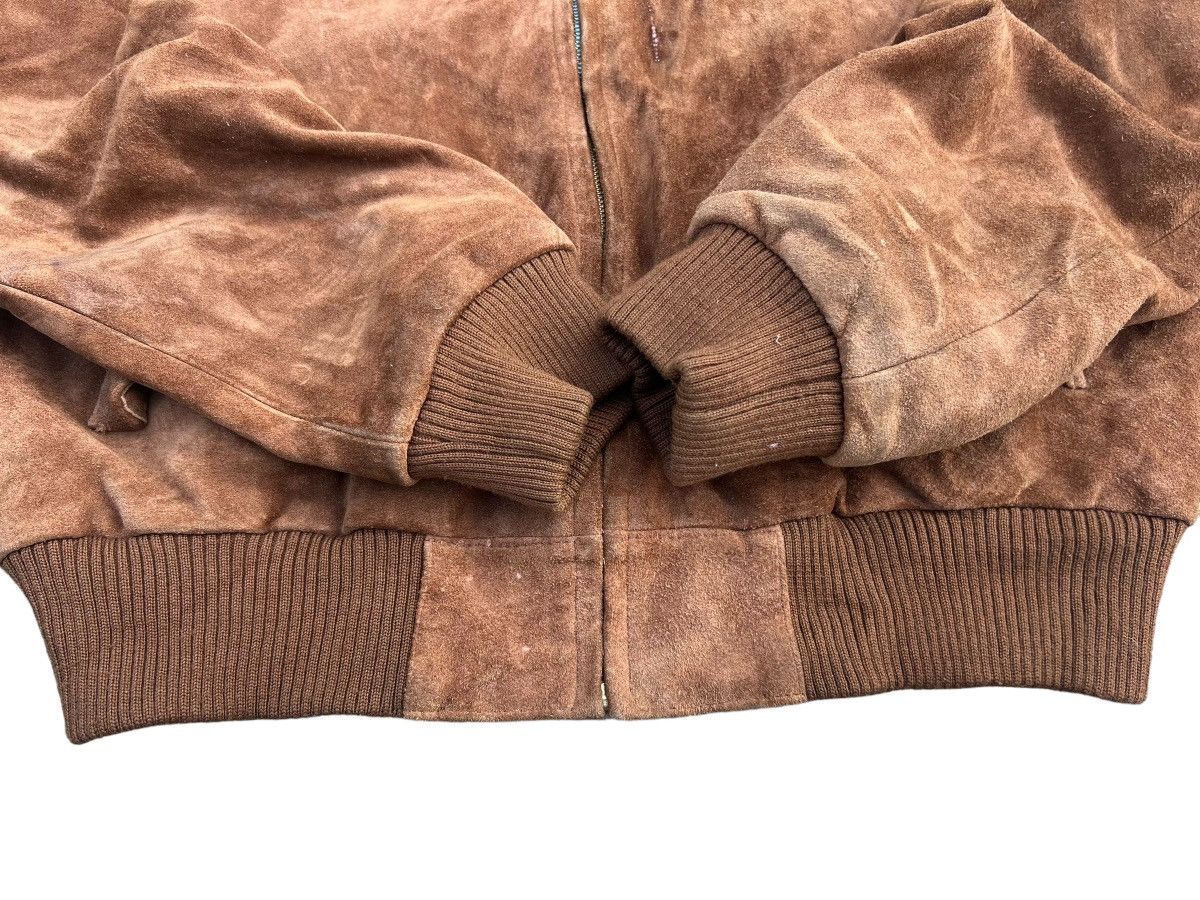Polo Ralph Lauren VTG 90s Polo Ralph Lauren Patina Suede Leather Bomber Jacket Size US M / EU 48-50 / 2 - 12 Thumbnail