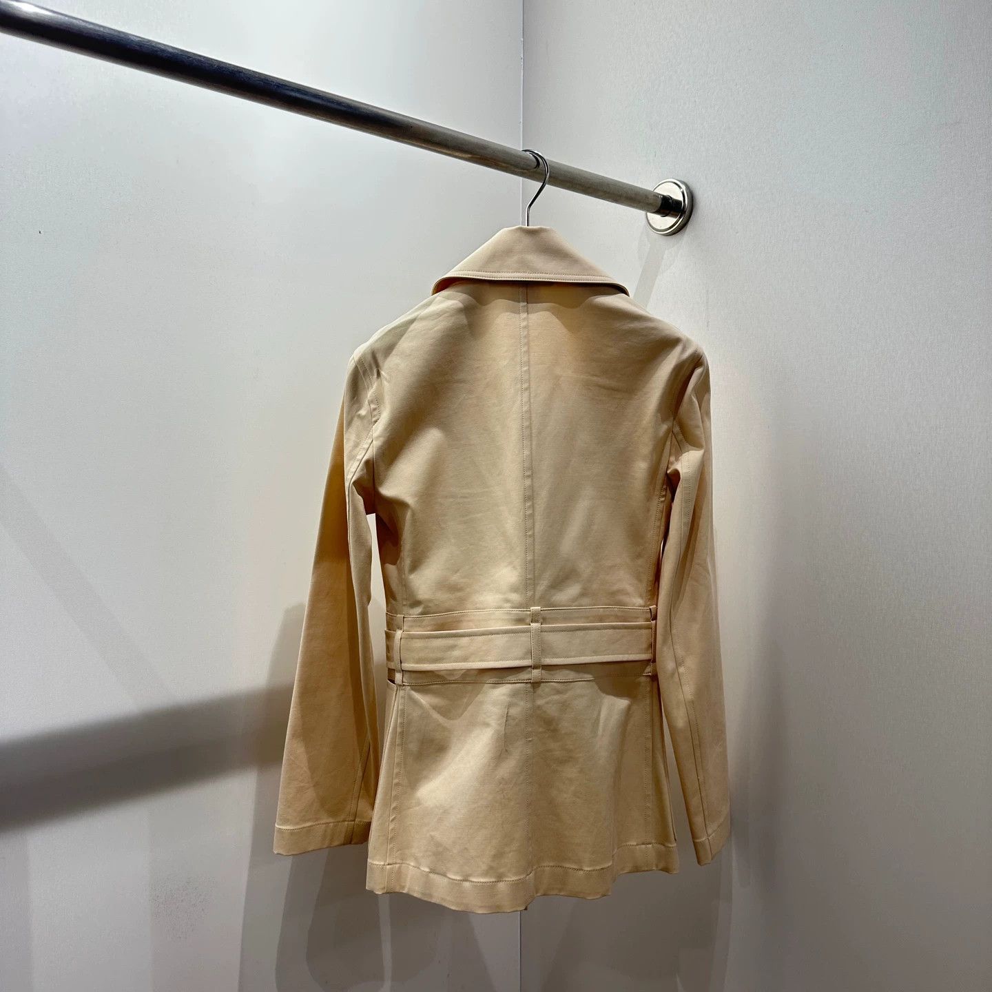 Hermes Hermes feb225 leather button-tie cotton jacket 34 Size XS / US 0-2 / IT 36-38 - 2 Thumbnail