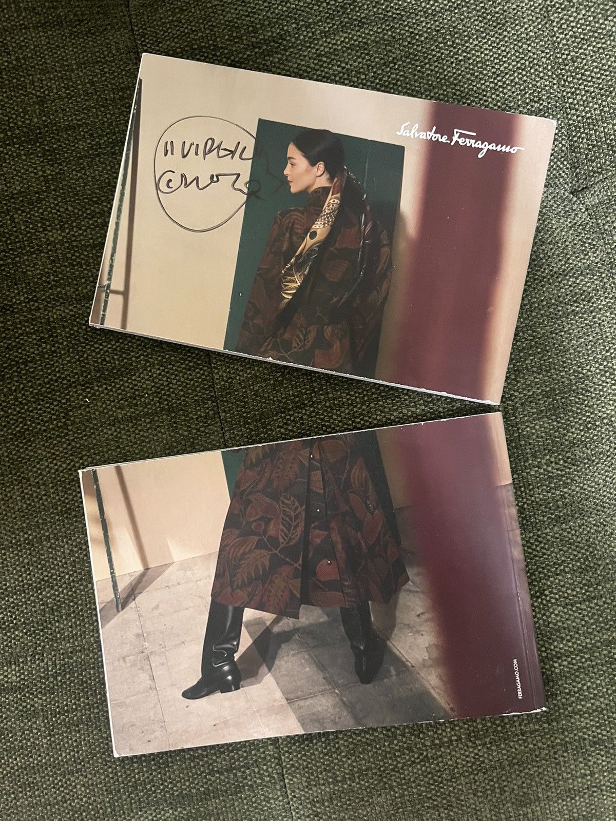 Salvatore Ferragamo × Virgil Abloh VIRGIL ABLOH SIGNED AUTOGRAPHED WALLPAPER SEPT 2020 HAND CUT Size ONE SIZE - 2 Thumbnail