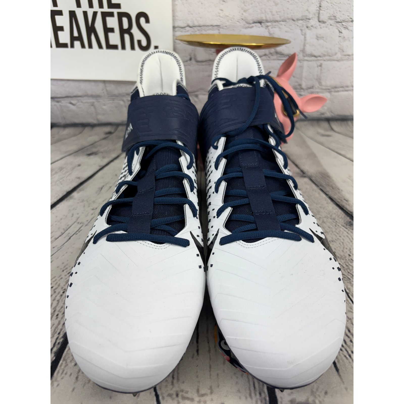 Nike Nike Alpha Menace Pro 2 Mid Mens 17 Blue Football Cleats Size US 15 / EU 48 - 2 Thumbnail