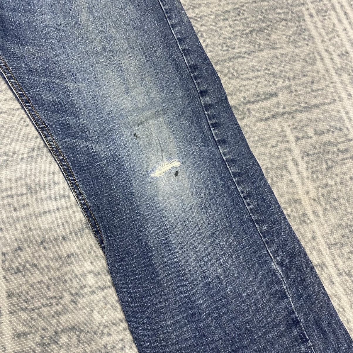 Vintage × Wrangler Sickk☠️ Wrangler Slim Straight Washed Jeans 90s Size US 32 / EU 48 - 5 Thumbnail