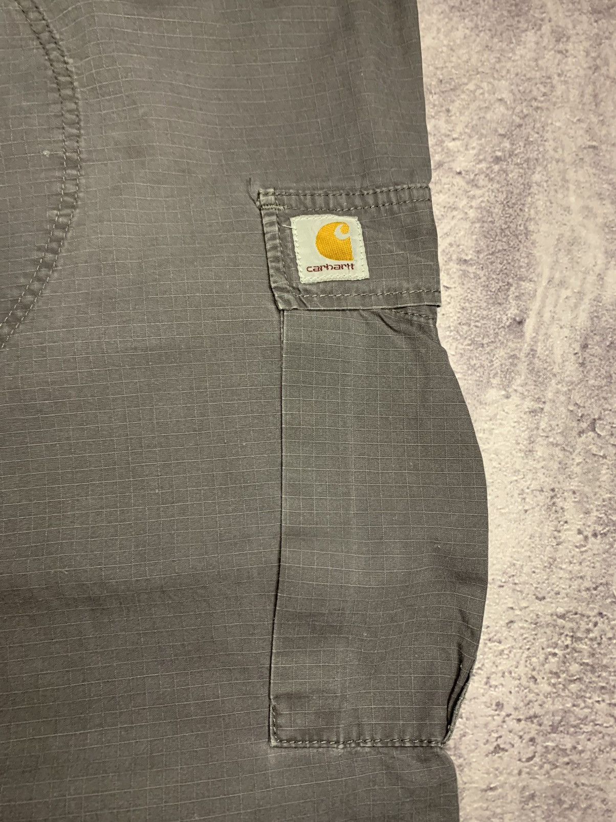 Carhartt Wip × Vintage VINTAGE CARHARTT REGULAR CARGO PANT GREY WORK SKATE JOGGERS Size US 33 - 6 Thumbnail
