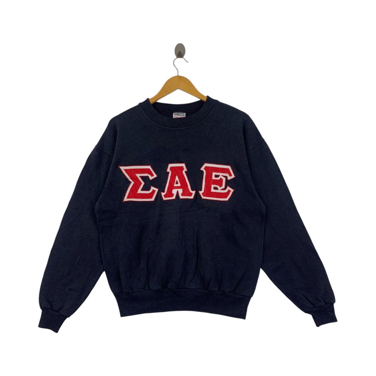 Vintage Vintage SIGMA ALPHA EPSILON Sign Usa By Oneita Sweatshirt Size US L / EU 52-54 / 3 - 1 Thumbnail