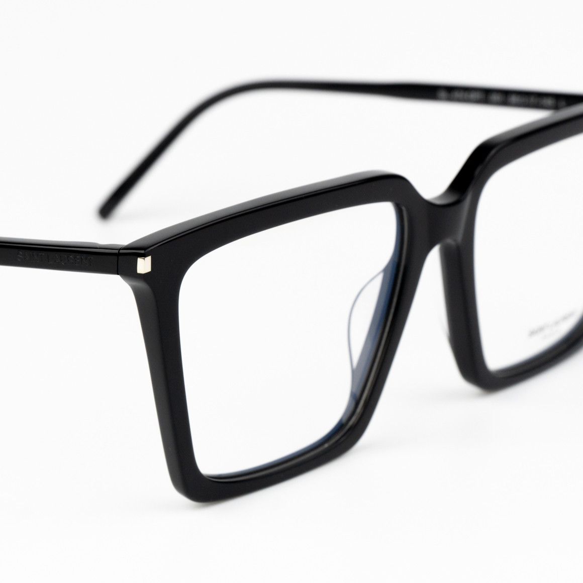 Saint Laurent Paris NEW Saint Laurent SL474OPT 001 Square Unisex Eyeglasses Size ONE SIZE - 6 Thumbnail