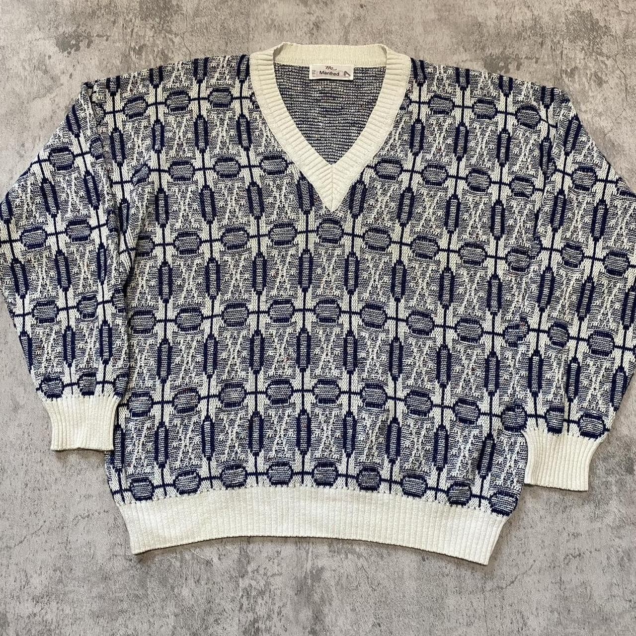 Other 90s Vintage Sweater Boxy Winter Cozy Rap hip hop Size US XL / EU 56 / 4 - 1 Thumbnail