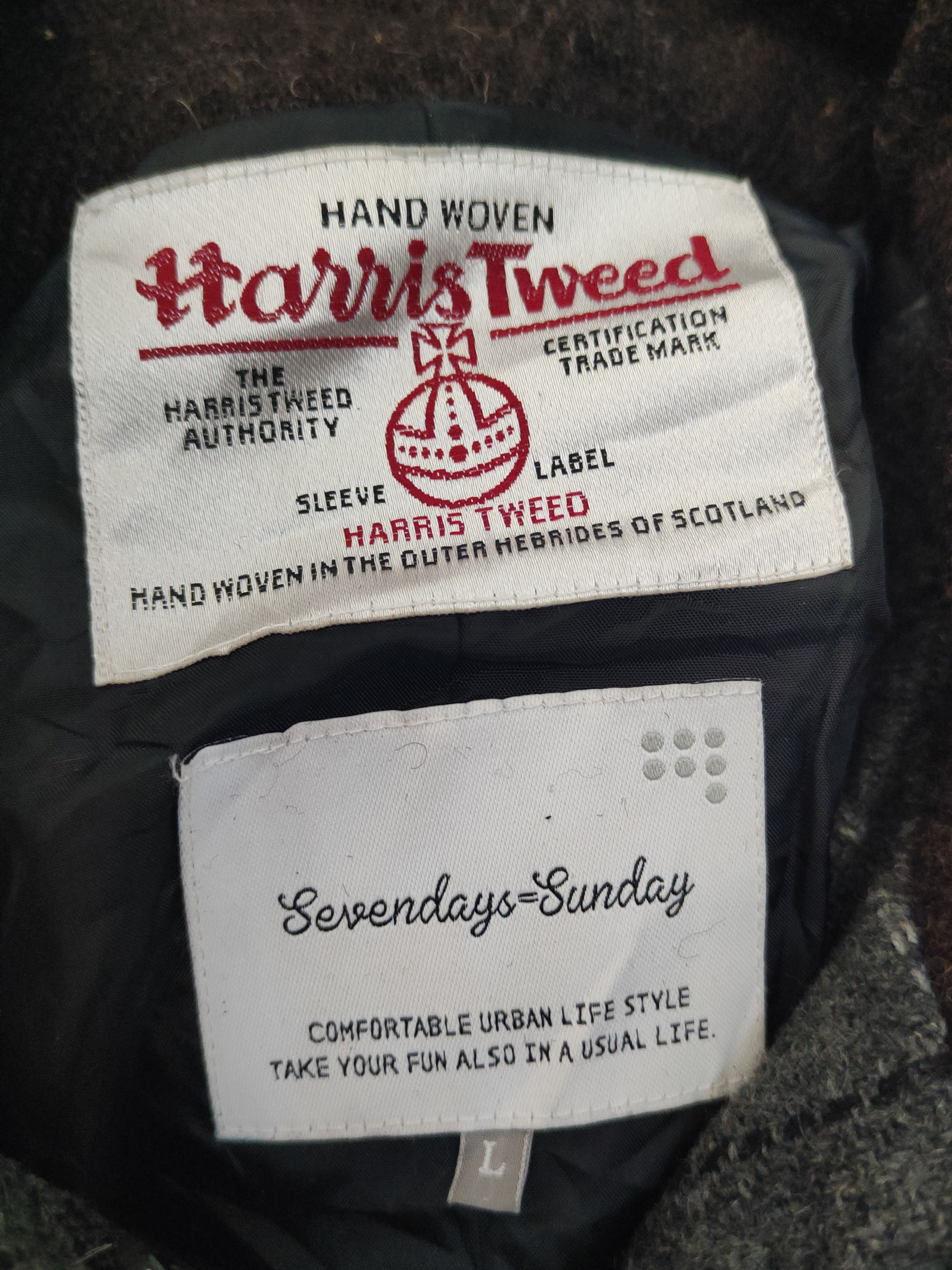 Harris Tweed Harris Tweed X Sevenday sunday checkered Coats #W1735DL Size US M / EU 48-50 / 2 - 13 Thumbnail