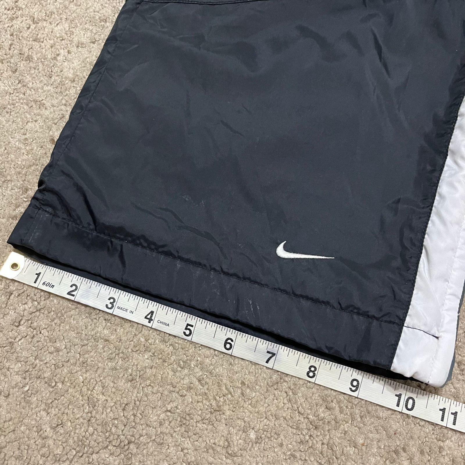 Nike Nike Y2K Baggy Lined White Striped Black Trackpants XL Size US 30 / EU 46 - 5 Thumbnail