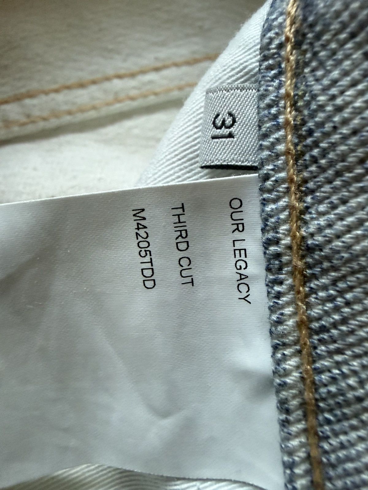 Our Legacy Third cut Digital Denim Print Size US 31 - 6 Thumbnail