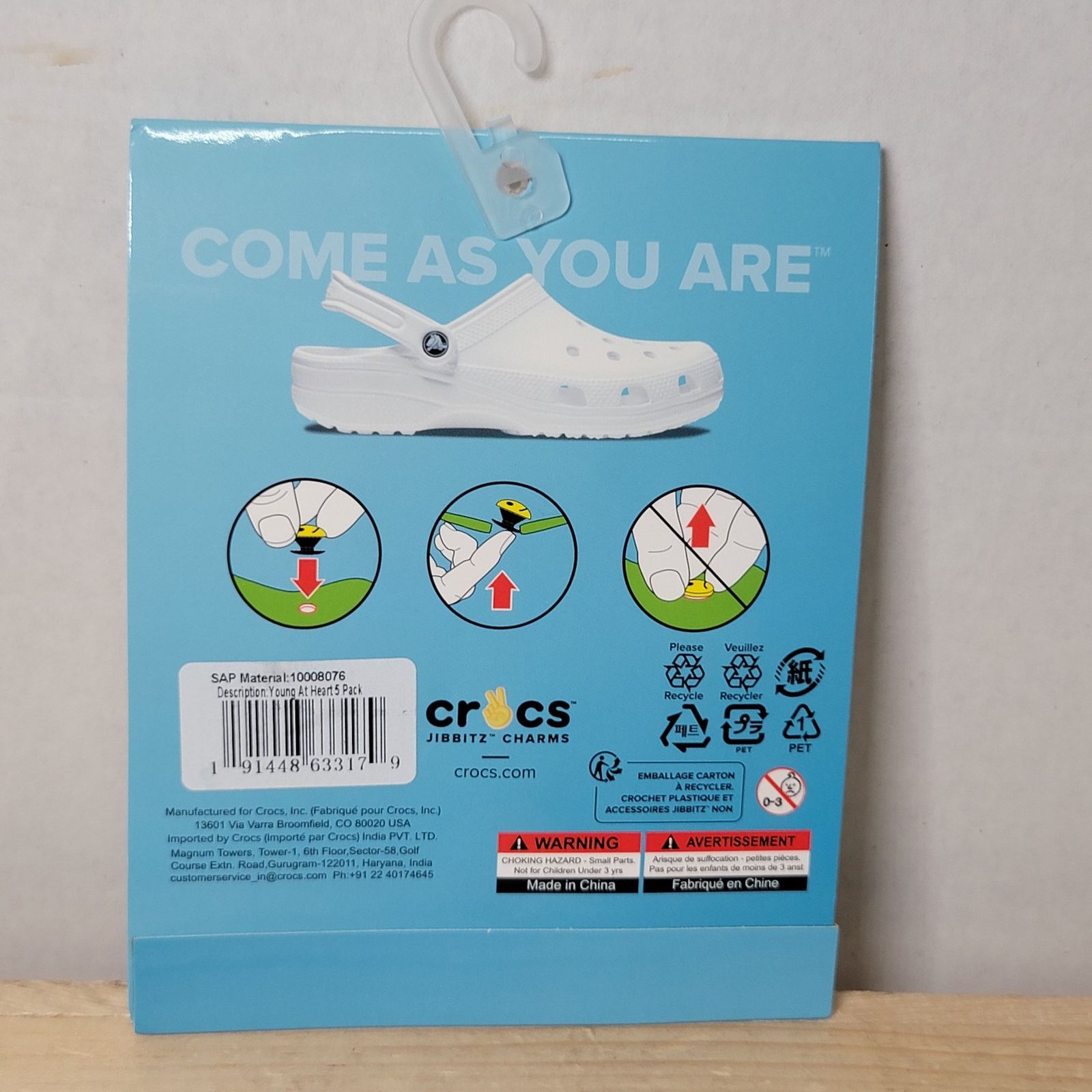 Crocs 5 Pc Crocs Jibbitz Charms - NEW Size ONE SIZE - 2 Thumbnail