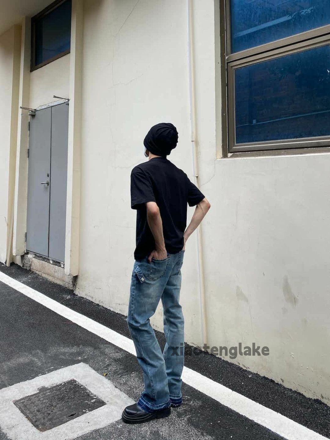 Jean × Vintage washed faded cleanfit yuppie bootcut carpenter jeans Size US 30 / EU 46 - 1 Thumbnail