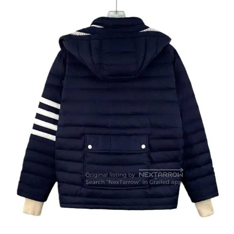 Thom Browne Thom Browne Dark Blue Women’s Down Jacket . Size L / US 10 / IT 46 - 2 Thumbnail