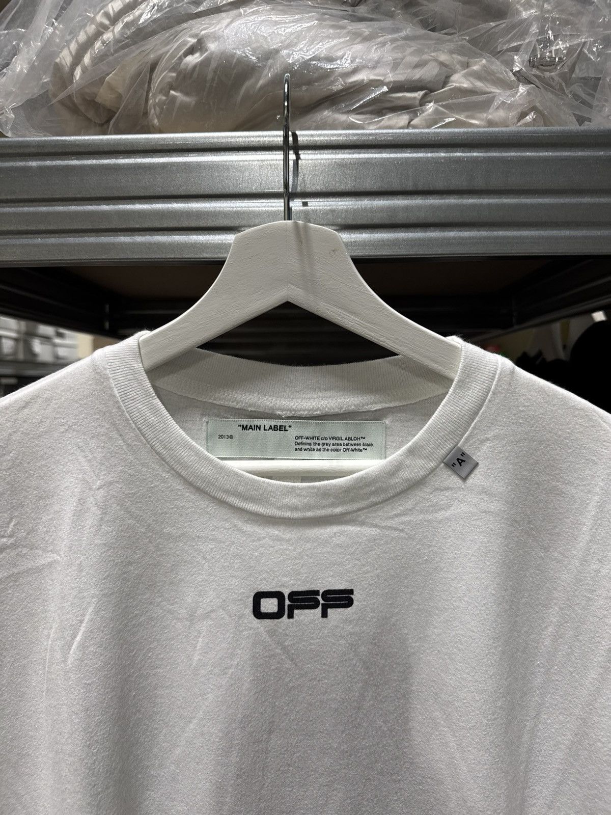 Off-White Off-White Logo T-Shirt NEW 500$ Size US L / EU 52-54 / 3 - 3 Thumbnail