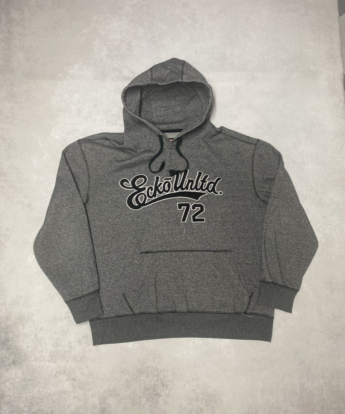 Affliction × Ecko Unltd. × Vintage Vintage Y2K 2000’s Crazy Ecko Untld Spellout Hoodie XL Size US XL / EU 56 / 4 - 1 Thumbnail