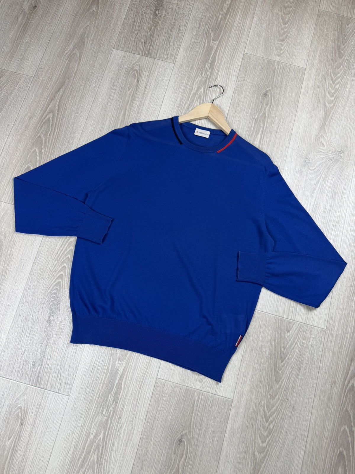 Moncler Moncler Tricot Girocollo Men Sweater Jumper Pullover Size US L / EU 52-54 / 3 - 4 Thumbnail