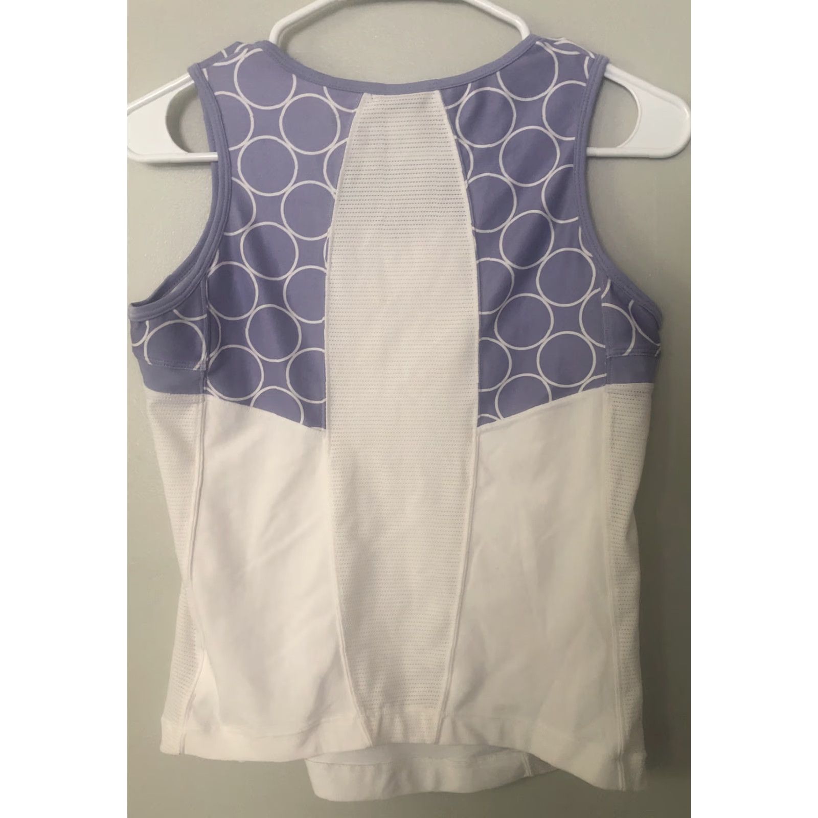 Nike Nike Tank Womens S White Purple Dri-Fit Activewear Running Workout Tank Shirt Womens Activewear Nike Dri-FIT Heat Gear 90s Sports (if applicable) Size ONE SIZE - 4 Thumbnail