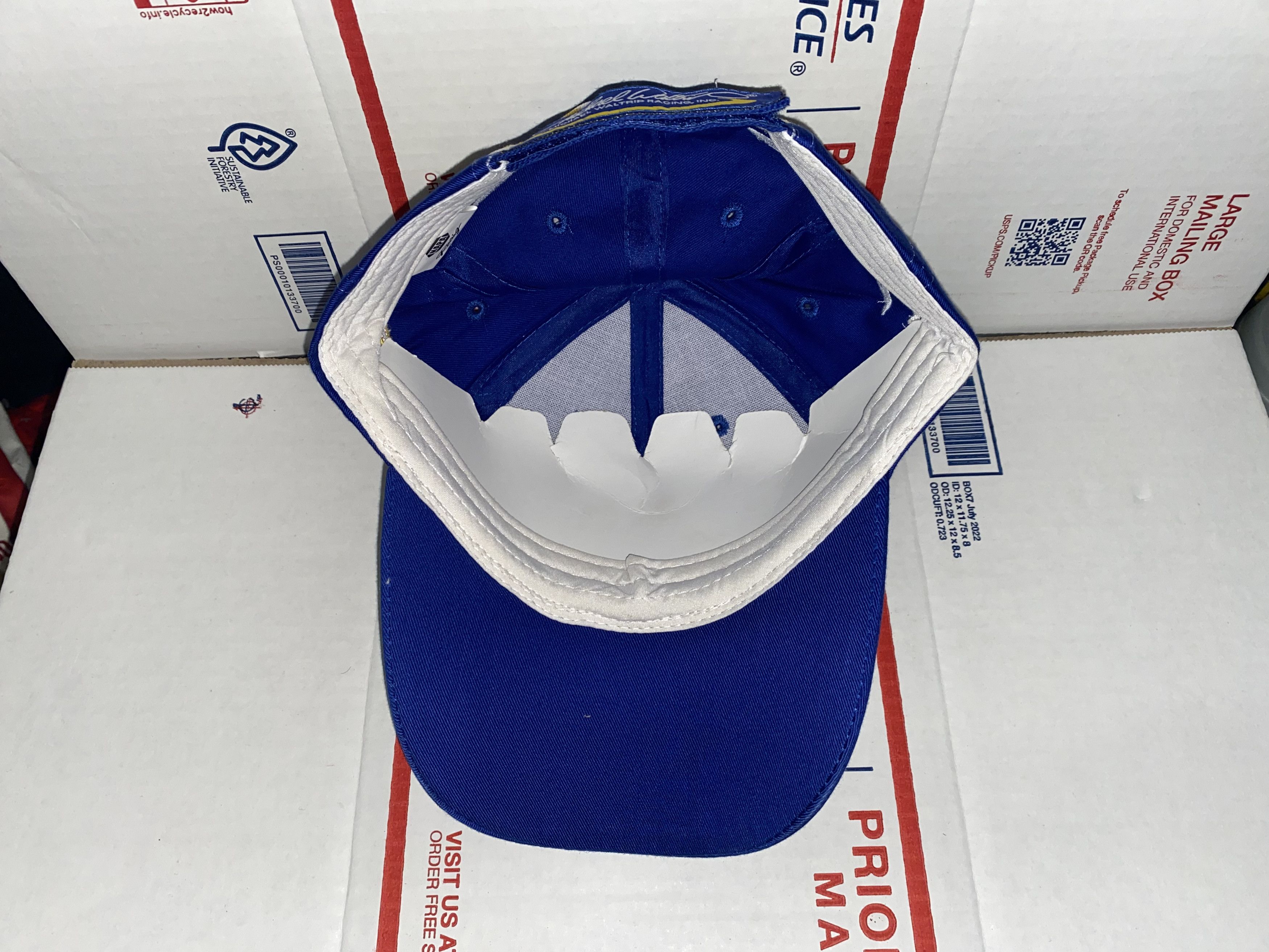 NASCAR NAPA Auto Racing Baseball Cap Velcro dad Hat NASCAR toyota ! Size ONE SIZE - 5 Thumbnail