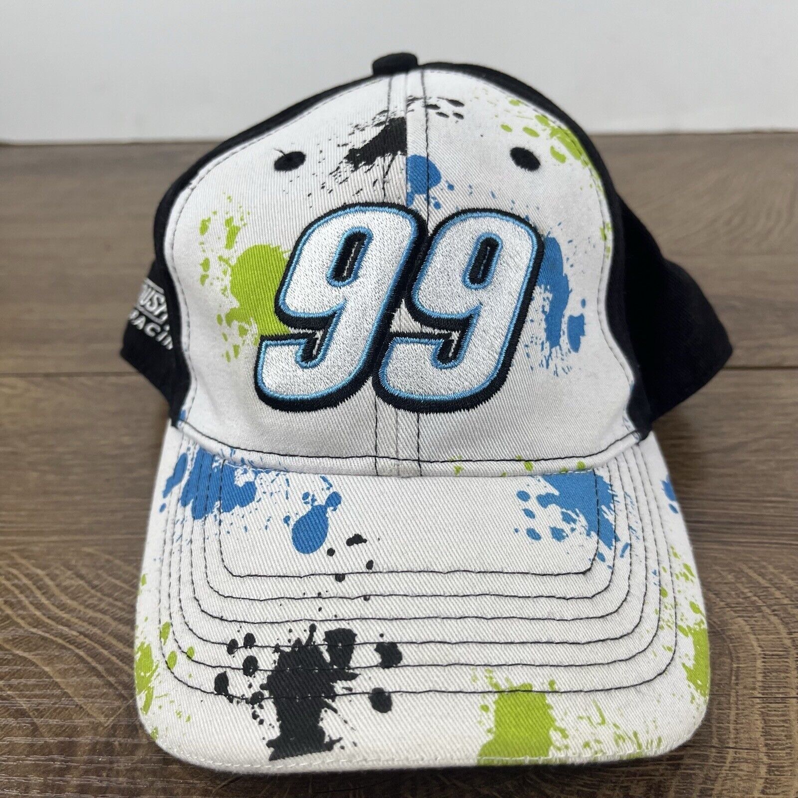 Other Carl Edwards 99 Hat NASCAR Hat White Hat Adjustable White Ad Size ONE SIZE - 5 Thumbnail