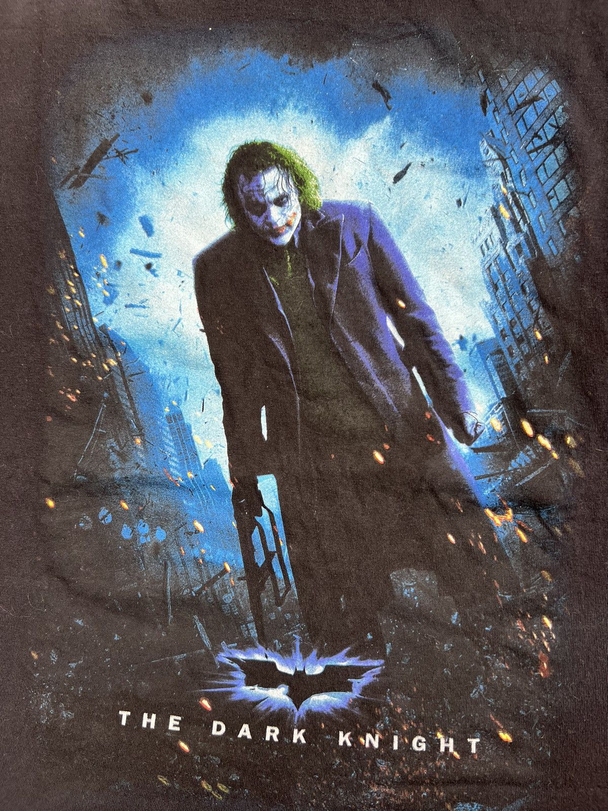 DC Comics × Vintage Vintage Batman Dark Knight Movie Tee Joker Heath Ledger Size US L / EU 52-54 / 3 - 3 Thumbnail