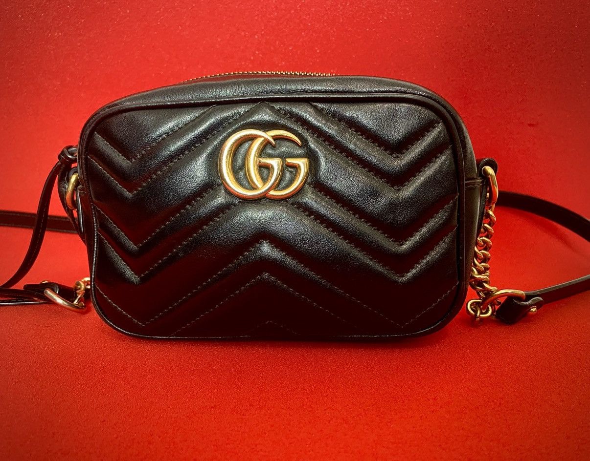 Gucci GUCCI GG MARMONT SMALL CAMERA BAG Size ONE SIZE - 1 Thumbnail