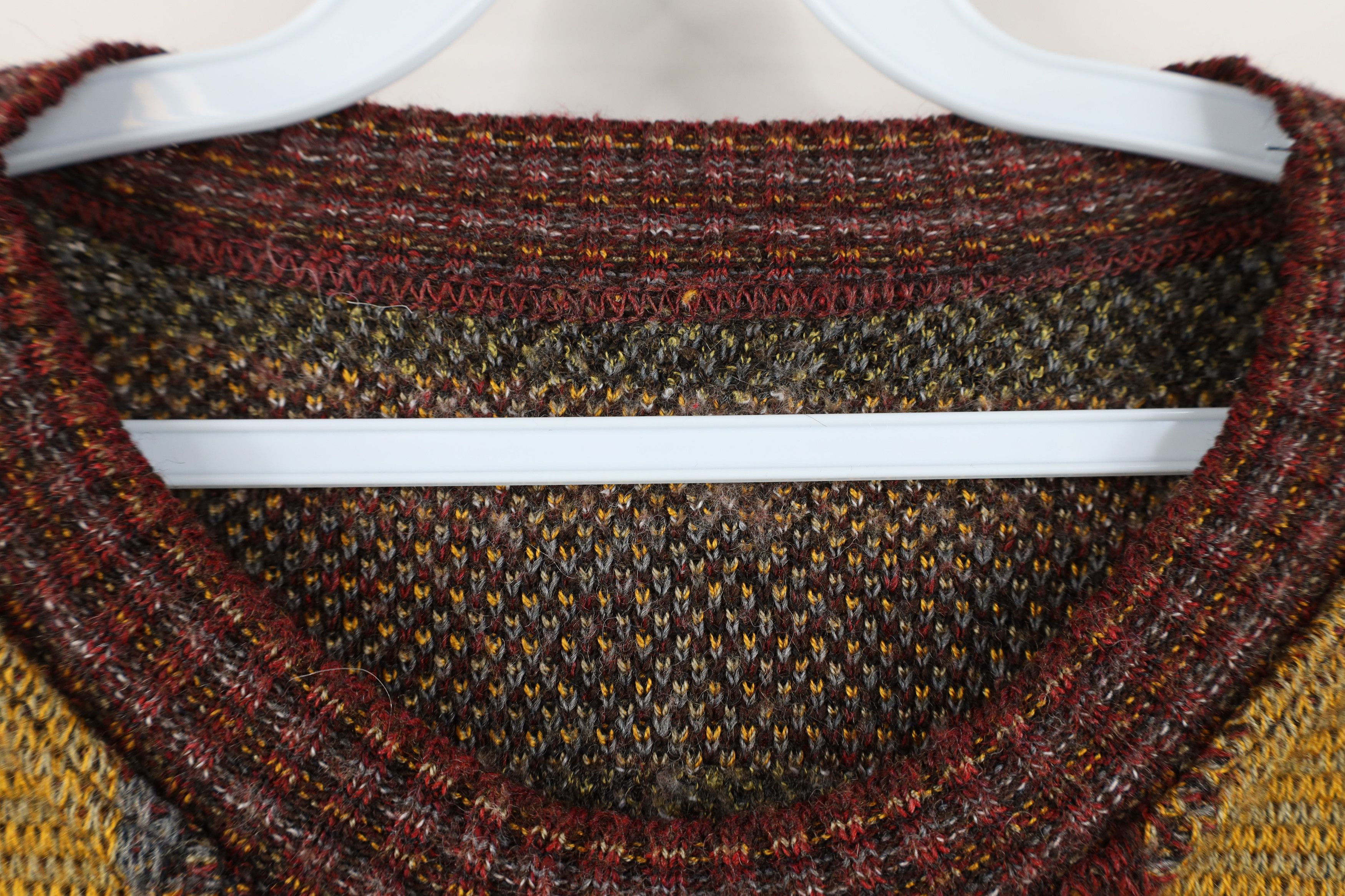 Vintage Vintage 90s Streetwear Checkered Knit Crewneck Sweater Size US M / EU 48-50 / 2 - 4 Thumbnail