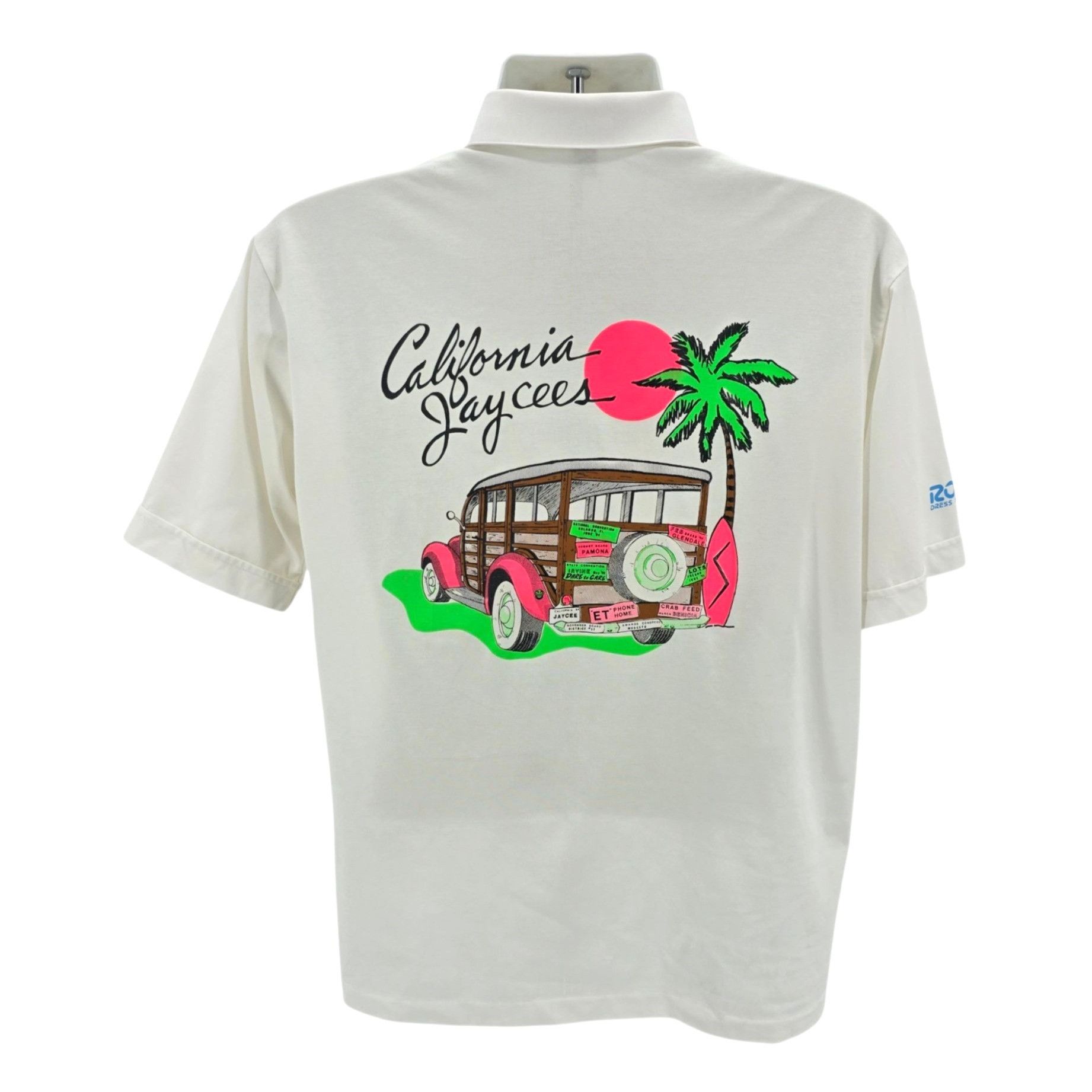 Pierre Cardin Vintage Pierre Cardin California Jaycees Mens Large Polo Size US L / EU 52-54 / 3 - 1 Thumbnail