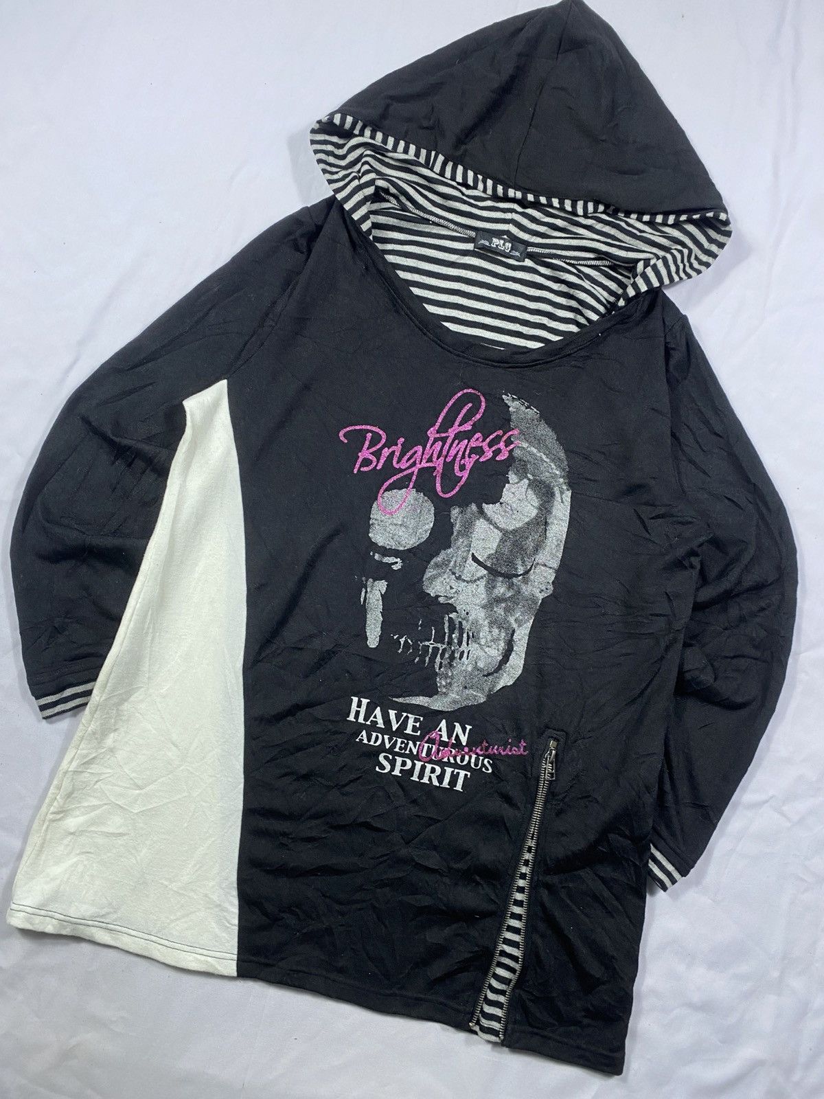Hysteric Glamour Japanese Gothic Punk Brightness Skull Hoodie Size US L / EU 52-54 / 3 - 3 Thumbnail